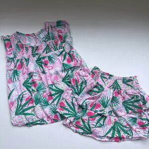 Flamingo 2-Piece Outfit Crown & Ivy Kids Size 6